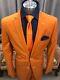 New Mens Giorgio Fiorelli Orange Formal Suit Jacket/pants 40r