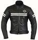 New Mens Motorbike Genuine Leather Waterproof Jacket Motorcycle Ce Protection