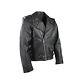 New Mens Motorbike Perfecto Brando 100% Leather Jacket Black Biker Lining Free