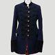 New Military Hussar Navy Blue Ladies Fashion Jacket 100% Wool Custom Fast Ship