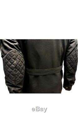 New Motorcycle Motorbike Wax Black Cotton Wp Armour Biker Cotton Wax Jacket Top
