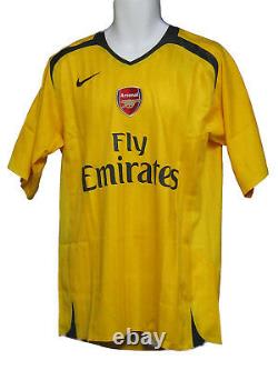New NIKE ARSENAL Player Issue EPL FOOTBALL Shirt Away Short Sleeved L