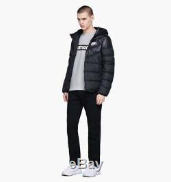 New Nike Sportswear Down Filled Jacket Black White Men's Size Small 928833-010