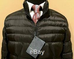 New Stefano Ricci Men's Black Luxury Goose Down Winter Jacket $5k Size 52