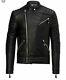 New Philipp Plein Flying Money Cowhide Leather Jacket In All Sizes