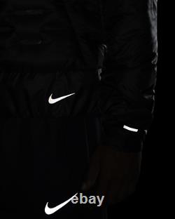 Nike Aeroloft Repel Jacket Men's Reflective Running Packable Black CU7792-010