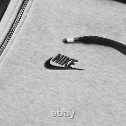 Nike Air Men's Varsity Full Grey Tracksuit S M L XL Full Zip Fleece