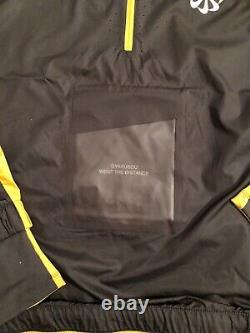 Nike Gyakusou ½ Zip Hooded Jacket Running Pewter Mineral Yellow Sz M CD7107-274