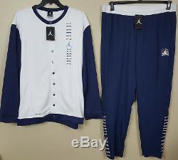 Nike Jordan XI Retro 11 Win Like 96 Suit Jacket + Pants White Blue New (2xl Xl)
