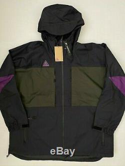 Nike NikeLab ACG Anorak Black/Sequoia Jacket Sz Medium AQ2294-010