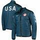 Nike Nikelab Team Usa Winter Olympic Jacket 916645-474 Summit Blue Mens Size Xxl