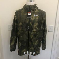 Nike Shield Ghost 3M Flash Jacket Camouflage Reflective Mens MSRP $175 NEW