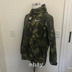 Nike Shield Ghost 3M Flash Jacket Camouflage Reflective Mens MSRP $175 NEW