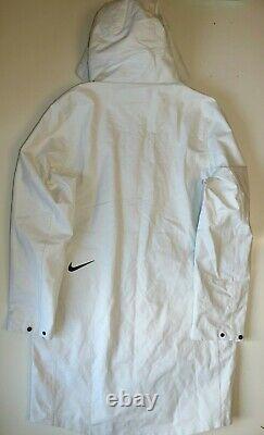 Nike Sportswear Tech Pack Hooded Woven Parka Coat Jacket White Ar1542-121 S XL
