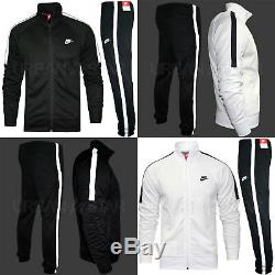 Nike TRIBUTE Full Polyester Tracksuit Zip Jacket Jogging Bottms Joggers