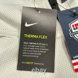 Nike Therma Flex USA Basketball Olympic Warmup Jacket AT4879 100 Wht Mens SMALL