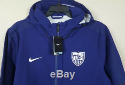 Nike Us National Team Soccer Jacket Storm-fit Blue Rare New 643850-423 (size Xl)