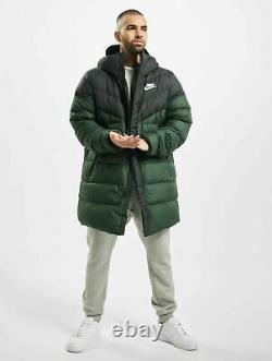 Nike Windrunner Puffer Down Fill Hoodie Parka Trench Coat Jacket