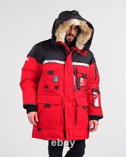 Outdoor Survival Canada Mission unisex jacket premium goose down blue/black