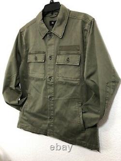 Paige Men's ALVA Military Jacket Olive drab green Men Sz Medium Med NEW NWT