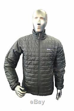 Patagonia Men's Nano Puff Jacket 60-G PrimaLoft DWR in Black Sz S-XL NEW