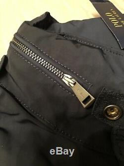 Polo Ralph Lauren Field Jacket With Hidden Hood 2XL XXL Navy Blue $325.00