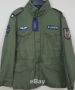 Polo Ralph Lauren M65 Military Army Field Jacket Green $298 Rare New (size Xl)