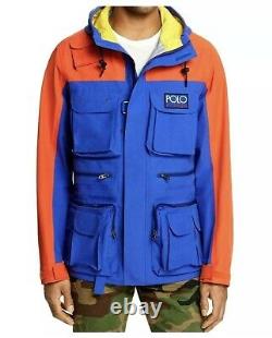 Polo Ralph Lauren Men's Hi-Tech Field Jacket Med Waterproof Sport Anorak $598+