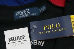 Polo USA Ralph Lauren Hoodie Ski 92 Downhill Racing Cookie Jacket Black XL