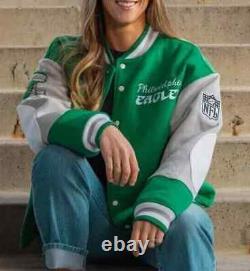 Princess Diana Eagles Varsity Style Letterman Jacket for Unisex