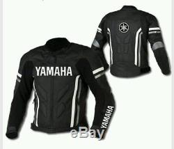 RTX Motorcycle YAMAHA Cowhide leather Jacket Motorbike Rider Protection All Size
