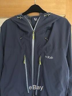 Rab Spark Jacket Pertex Shield Size XL Grey Lightweight Hooded BNWOT