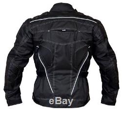 Raven Textile Motorcycle Armoured Jacket Cordura Fabric Biker Advanced Black