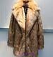 Real Racoon Fur Winter Warm Thicken Coats Overcoats Men Mid-long Lapel Jacket