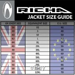 Richa Black Leather jacket Sniper Leather motorcycle/motorbike jacket £100 Off
