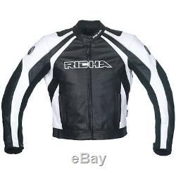 Richa Leather motorcycle/motorbike jacket Richa Sniper White leather jacket