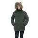 Rokka&rolla Men's Winter Coat With Faux Fur Hood Parka Jacket