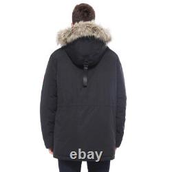 Rokka&Rolla Men's Winter Coat with Faux Fur Hood Parka Jacket
