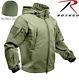 Rothco 9745 Waterproof Special Ops Tactical Softshell Jacket With Watch Cap Olive
