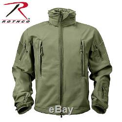 Rothco Waterproof Windproof Tactical SoftShell Jacket Cold Weather with Watch Cap