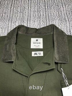 Snow Peak Takibi Coverall Jacket, Men's Extra Large, Brand New, Olive Green