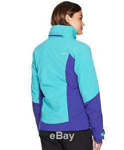 Spyder Amp Ski Jacket 554234 Blue Baltic Thinsulate Spylon ProWEB Women's L NEW