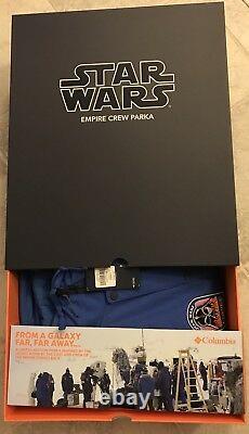 Star Wars Columbia Empire Crew Parka Jacket Coat Limited Edition Large L In HAND