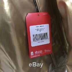 Supreme X The North Face Metallic Mountain Parka Jacket Gold Tnf 100% Authentic