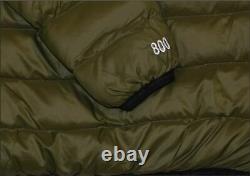 THE NORTH FACE MEN'S JACKET PUFFER COAT HOODIE DOWN 800 OLIVE Size M