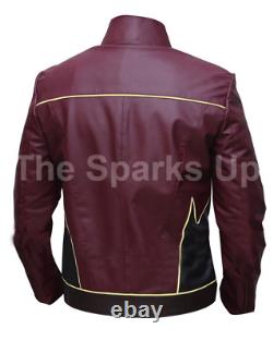 The Flash Teddy Sears Jay Garrick Hunter Zolomon Casual Bomber Leather Jacket