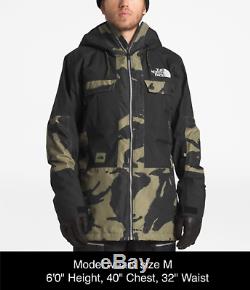 The North Face Balfron Jacket Men's Large Camo MSRP $199 WATERPROOF NEW