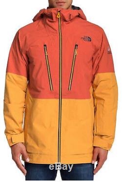 The North Face Men's Free Thinker Medium Snow Board Orange Jacket New