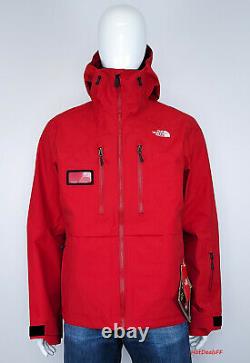 The North Face Men's LRG Mountain Pro GTX Gore Tex 3L Hard Shell Ski Jacket RED