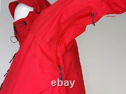 The North Face Men's LRG Mountain Pro GTX Gore Tex 3L Hard Shell Ski Jacket RED